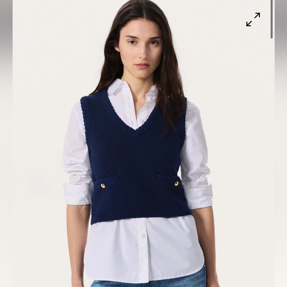 rag & bone Sweaters - rag & bone Claire Knit Vest Size M